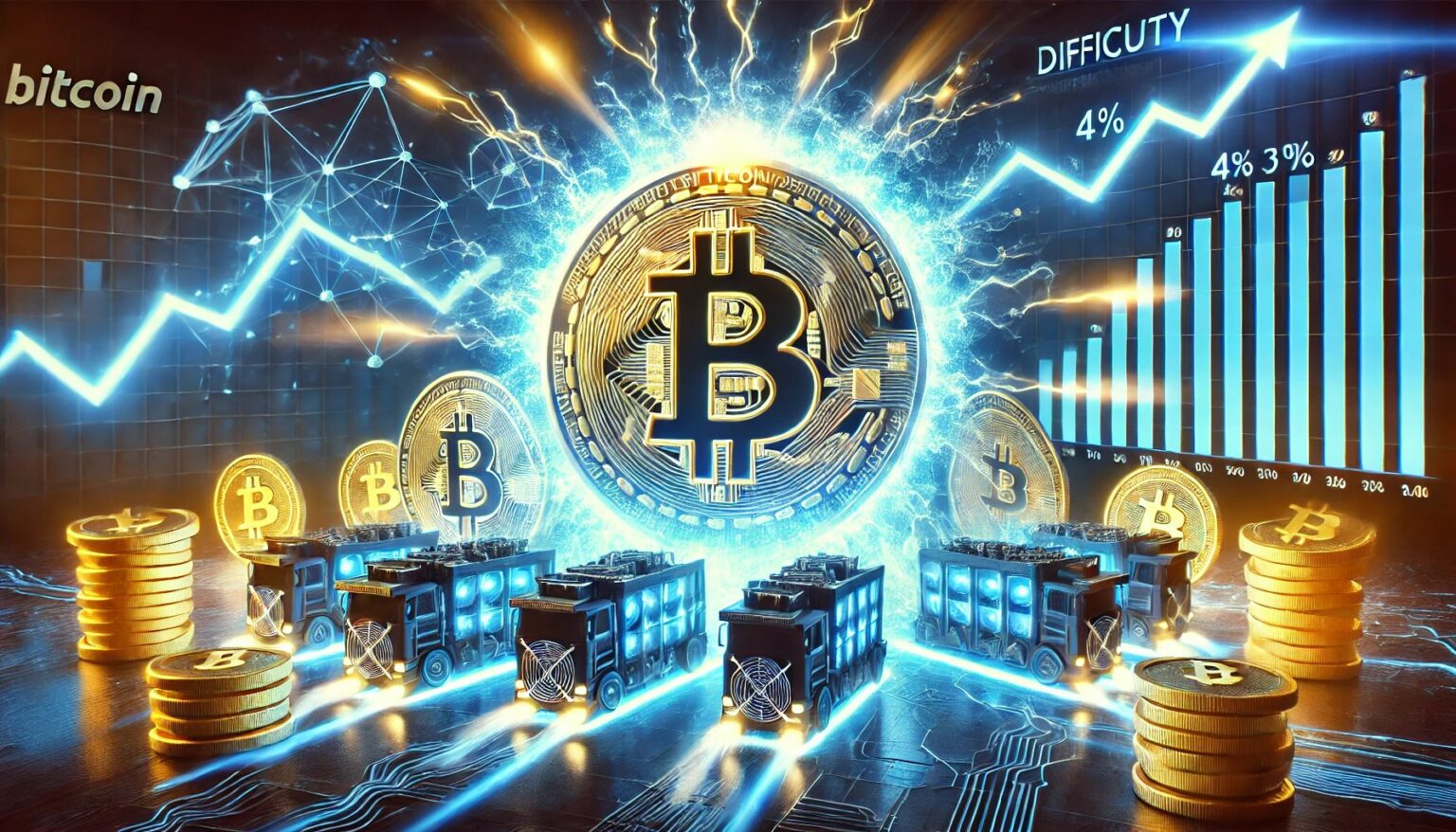 Bitcoin Difficulty Anticipates 4% Surge Following Hashrate Boom Bitcoin