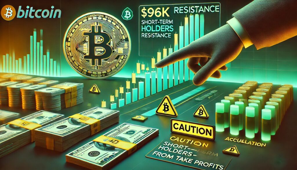Bitcoin Eyes $96K Resistance As STH Take Profits – Can Demand Hold Up?