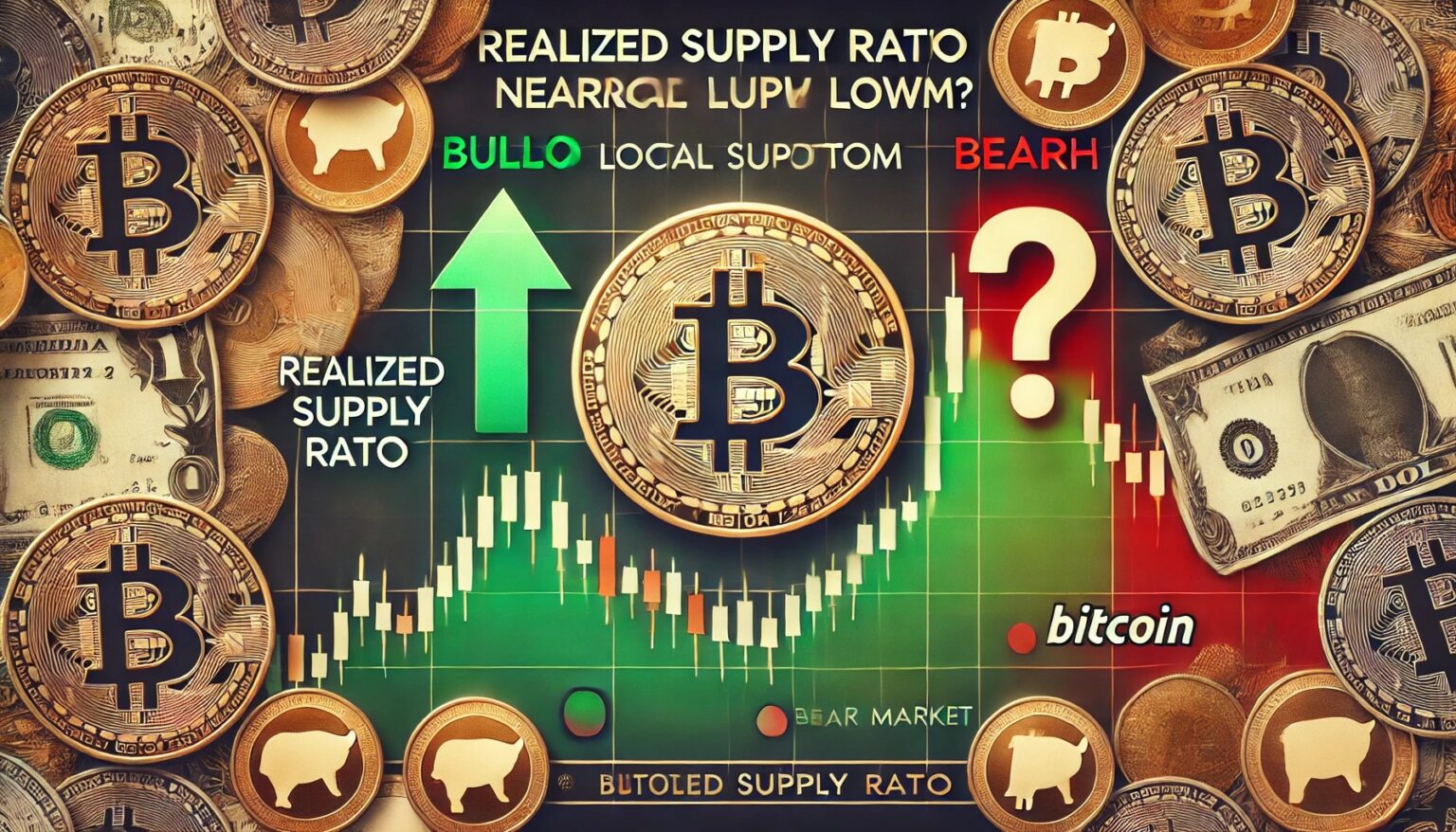 Bitcoin’s Realized Supply Ratio Hits Historic Lows: Are We Approaching a Local Bottom or a Bear Market? Bitcoin Realized Supply Ratio Near Historic Lows – Local Bottom Or Bear Market Incoming?