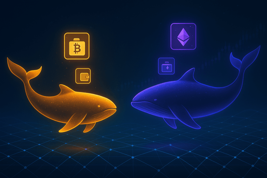 Bitcoin & Ethereum Whale Populations Quietly Growing, On-Chain Data Reveals