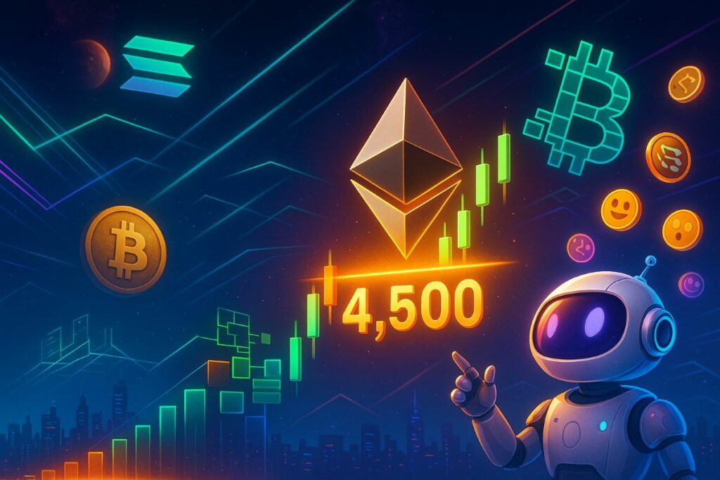 Best Altcoins to Buy as Ethereum Breaks $4.5K, Signals Potential Alt Season