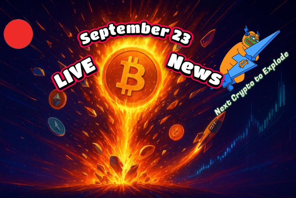 Next Crypto to Explode Live News Today: Timely Insights for Chart Sniffers (September 23)